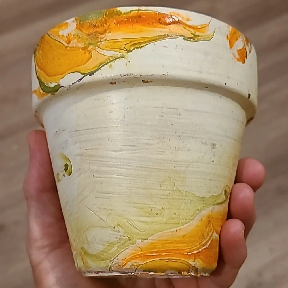 Fall flower Pot
